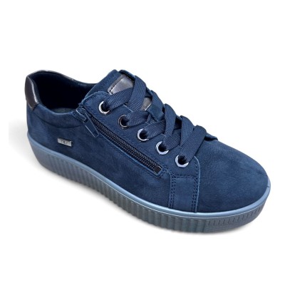 Zapato sport mujer azul impermeable pies delicados G Comfort - Gcp912j