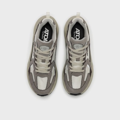 Deportiva Atom urbana para hombre en piel y tejido -  Fat197