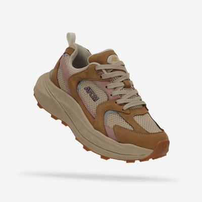 Zapatillas deportivas urbanas Atom mujer en piel tejido - Fat198 Zapatillas deportivas urbanas Atom mujer en piel tejido - Fat198