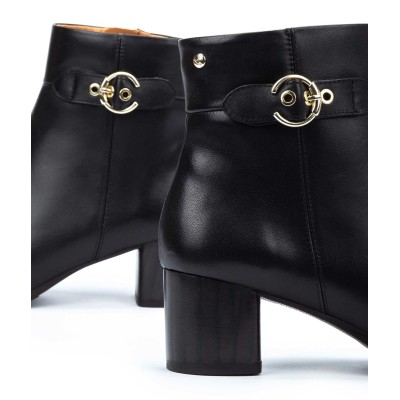 Botín de vestir con tacón Pikolinos Calafat en piel negra - Pk8588