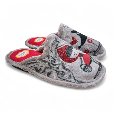 Zapatillas de casa acolchadas Biorelax caperucita roja - Bio4653