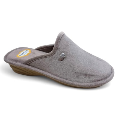 Biorelax zapatillas de casa para mujer con cuña acolchada - Bio1892