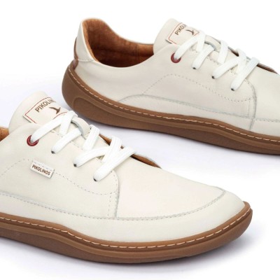 Zapato Barefoot para mujer Aranjuez de Pikolinos en piel blanca - Pk6363c12m