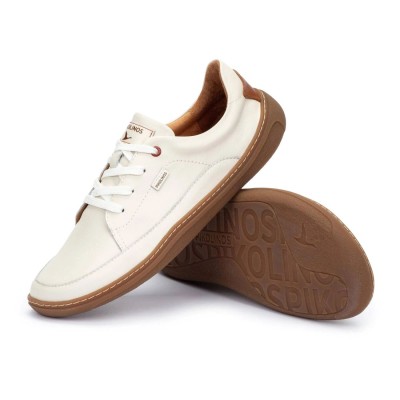 Zapato Barefoot para mujer Aranjuez de Pikolinos en piel blanca - Pk6363c12m