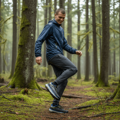 Zapatilla deportiva Bestard hombre SPEEDWAVE con Gore Tex azul - Be0442