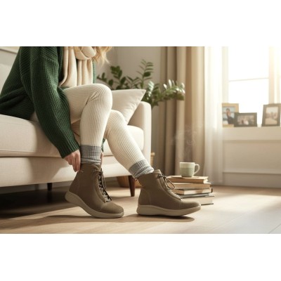 Botines juveniles ancho especial G Comfort impermeables para mujer Gcp816st