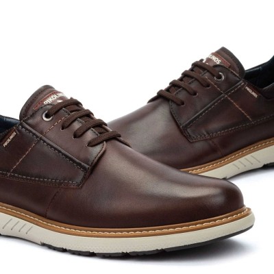 Zapatos para hombre Pikolinos Bilbao extra ligero marrón - Pk4292c1
