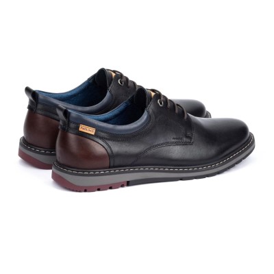 Zapato comodo Pikolinos para hombre Berna en piel negra - Pk4183c1