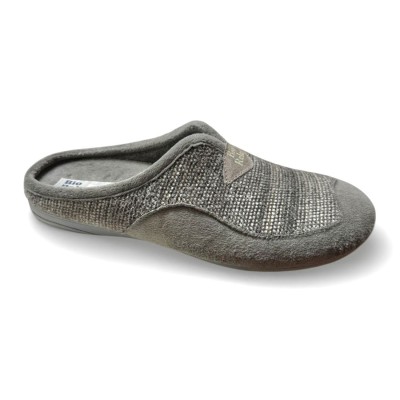 Zapatilla de casa invierno plantilla extraíble Biorelax hombre gris - Bio13665