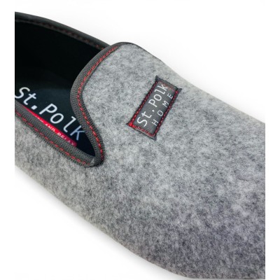 Biorelax St.Polk zapatilla de casa fieltro cerrada plantilla extraíble - Bio17695