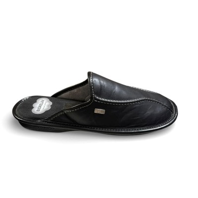 Biorelax zapatilla para casa de piel hombre acolchada - Bio1492