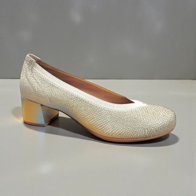 Zapatos Pitillos salón para mujer con tacón en dorado - P11130