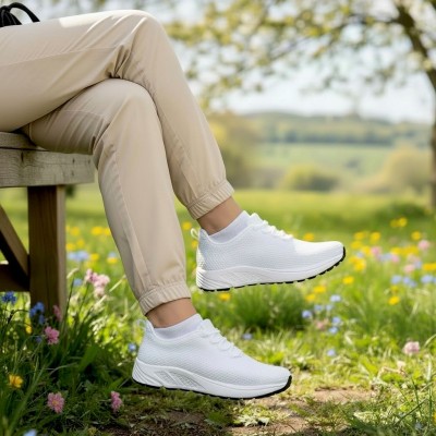 Deportivas anchas especiales Propet para mujer en blanco - Pr112bl