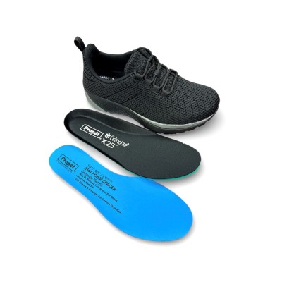 Zapatillas deportivas negras horma ancha para plantillas Propet hombre - Pr252ne