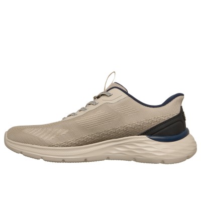 Skechers para hombre Relaxed  Fit Slip in en verde y beige - Sk211369
