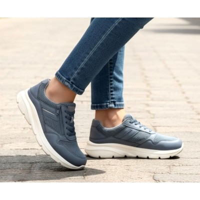 Zapatilla deportiva horma ancha Gcomfort cremallera mujer - Gc1623j