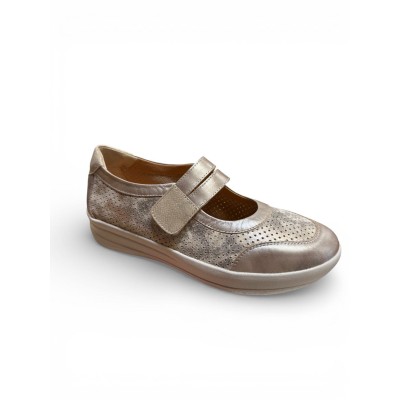 Zapatos Mercedes ancho especial mujer Doctor Cutillas con velcro - Doc50307