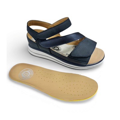 G Comfort sandalias para plantillas ortopédicas para mujer azul - Gc661a