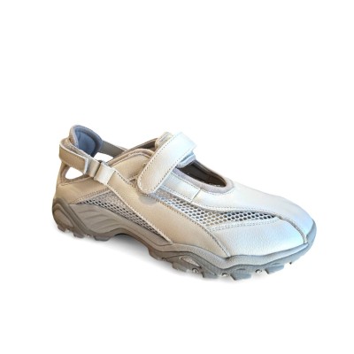 Deportivas GComfort veraniegas blancas para mujer con pies delicados - Gc81023pp