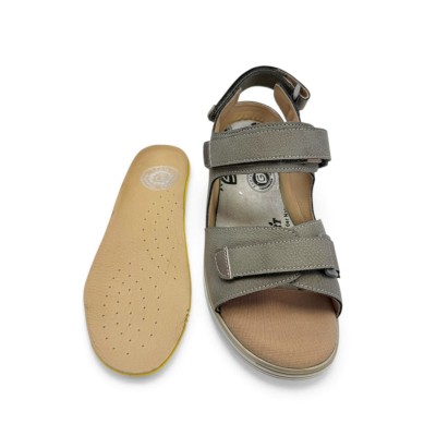 Sandalias ancho especial para plantillas ortopédicas mujer G Comfort kaki - Gc663k