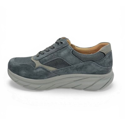 Zapatos deportivos cremallera horma ancha G Comfort para hombre moderno - Gc1513g