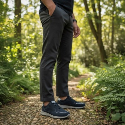 Zapato deportivo ancho especial G Comfort para hombre con cremallera - Gc966lm