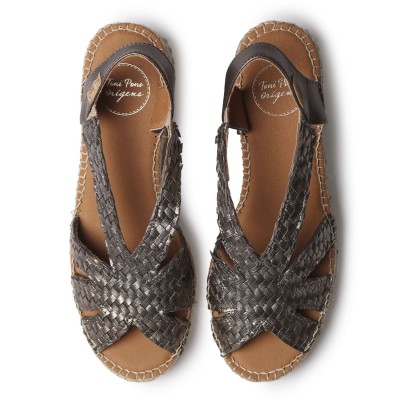 Alpargata con tacón cómodo bajo Toni Pons Doris en bronce - Tpdorisb