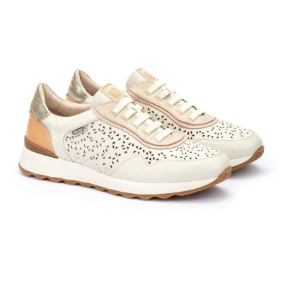 Arrecife deportivo de piel mujer con elásticos Pikolinos - Pk6629c1