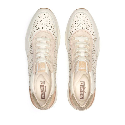 Arrecife deportivo de piel mujer con elásticos Pikolinos - Pk6629c1