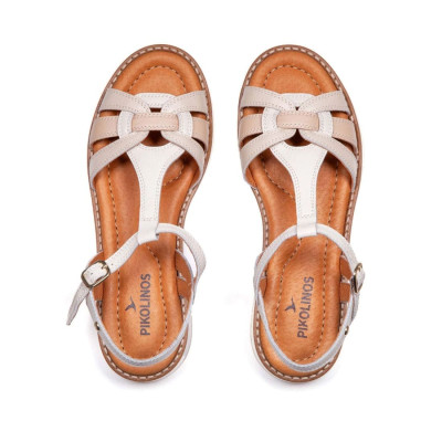 Sandalias planas Roquetas para mujer con hebilla Pikolinos - Pk0789c1