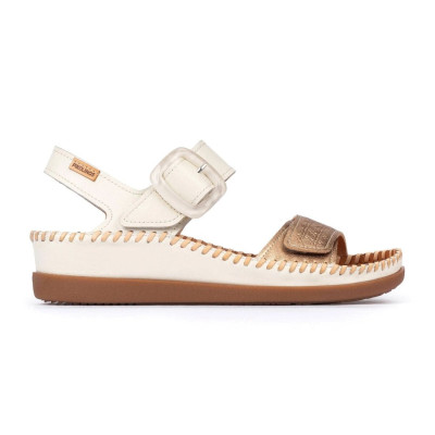 Sandalias Cadaqués con cuña baja y velcros Pikolinos mujer - Pk0555c1c