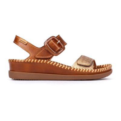 Sandalias de piel Cadaques cómodas con hebilla de velcros Pikolinos - Pk0555c1