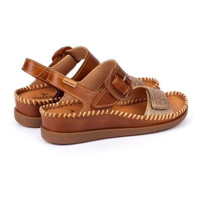 Sandalias de piel Cadaques cómodas con hebilla de velcros Pikolinos - Pk0555c1