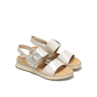 Sandalias cuña baja con brillantes Ter de Dorking by Fluchos mujer - Dk9724c