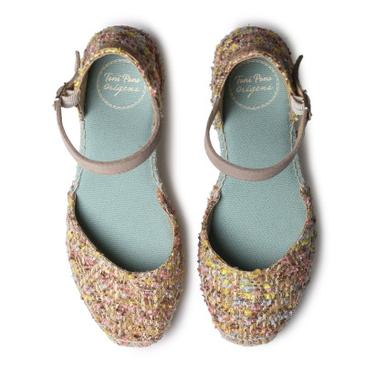 Alpargatas Toni Pons con cuña trasera cerrada multicolor para mujer Janel-Co - Tpjanelco