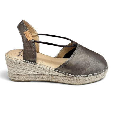 Alpargatas horma ancha Tana en piel para mujer Toni Pons - Tptanab