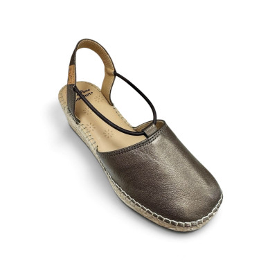 Alpargatas horma ancha Tana en piel para mujer Toni Pons - Tptanab