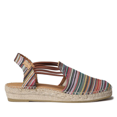 Alpargata de mujer plana Noa Bo con rayas Toni Pons - Tpnoabob