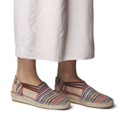 Alpargata de mujer plana Noa Bo con rayas Toni Pons - Tpnoabob
