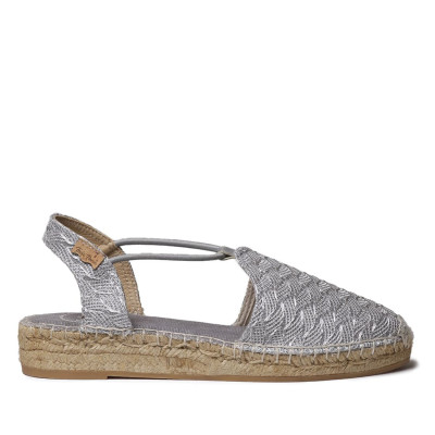 Toni Pons alpargatas cuña baja Nerea con brillo para mujer - Tpnereacgp