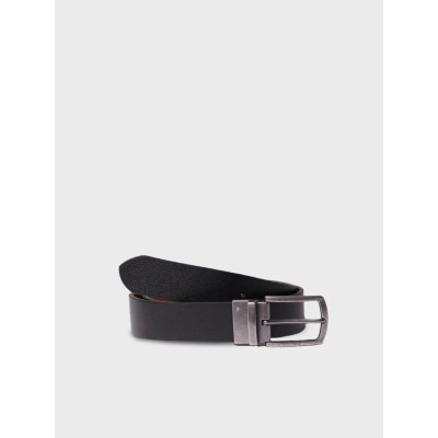 Cinturón de hebilla reversible Estanis de piel negro y marrón Toni Pons - Tpestanis