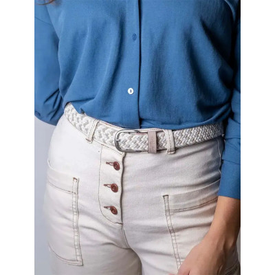 Cinturón Nadina para mujer elástico en crudo Toni Pons - Tpnadina