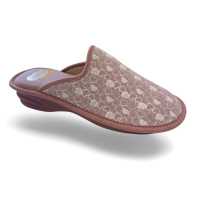 Zapatillas para casa mujer con cuña y acolchado Biorelax - Bio1870