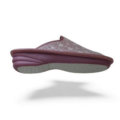 Zapatillas para casa mujer con cuña y acolchado Biorelax - Bio1870
