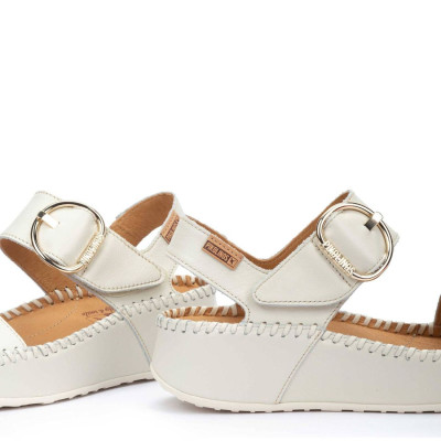Sandalias de cuña con cierre adherente para mujer Marina Pikolinos - Pk0709c