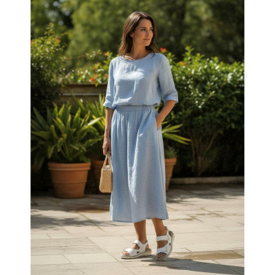 Sandalias de velcro blancas Pitillos para pies delicados mujer - P11000