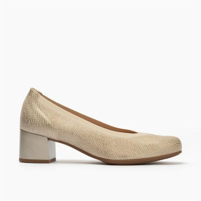 Zapatos Pitillos salón para mujer con tacón en dorado - P11130