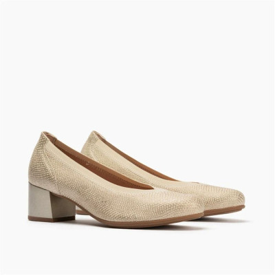 Zapatos Pitillos salón para mujer con tacón en dorado - P11130