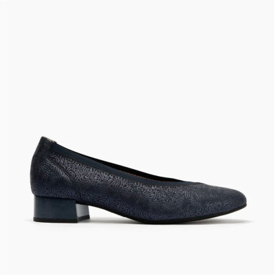 Pitillos zapatos salón primavera con ribetes elásticos tacón bajo - P11122