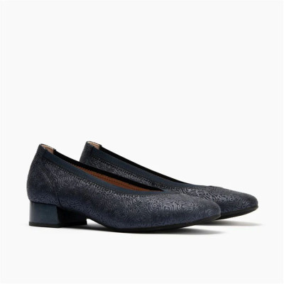 Pitillos zapatos salón primavera con ribetes elásticos tacón bajo - P11122